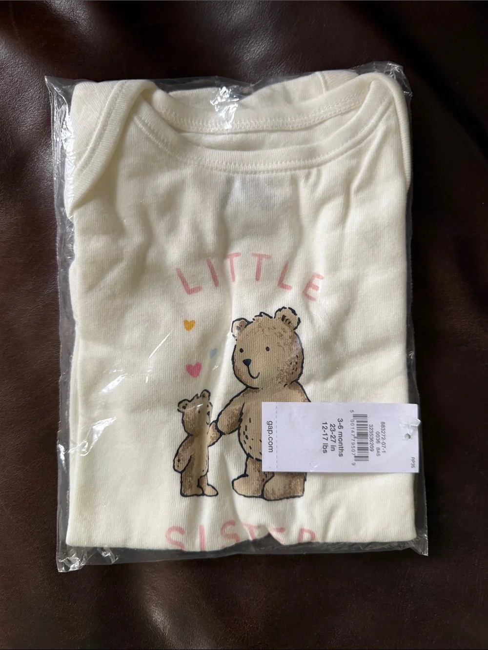 NWT GAP Baby First Favorites Organic Cotton Bodysuit